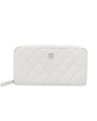 Witte portemonnee met drievoudige klep - 20x11x2 cm - Redelijke staat