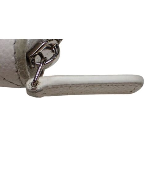 Witte portemonnee met drievoudige klep - 20x11x2 cm - Redelijke staat