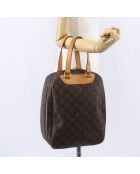 Bruine excursietas - 25x35x14 cm - Goede staat