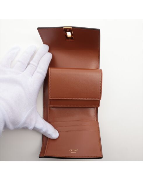 Bandolera 16 marrón - 11x3x10 cm - Buen estado