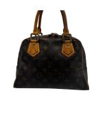 Manhattan bruine tas - 30x11x25 cm - Nieuwstaat