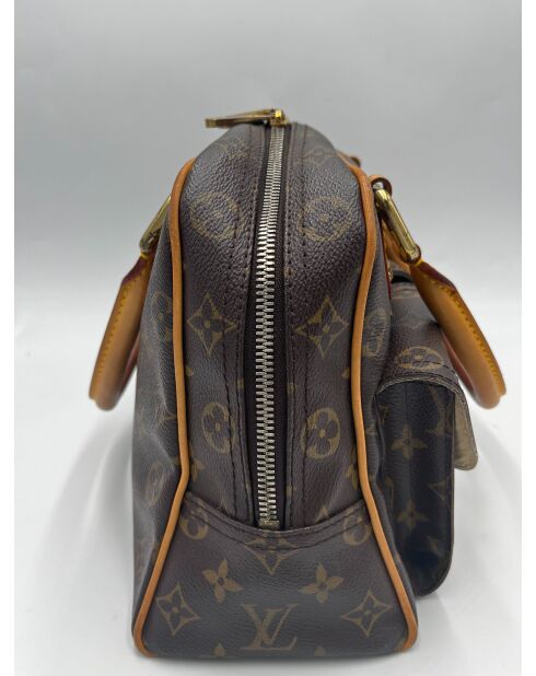 Manhattan bruine tas - 30x11x25 cm - Nieuwstaat