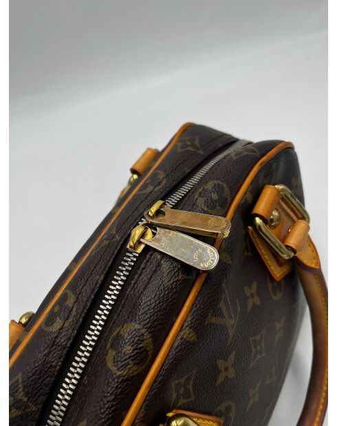 Manhattan bruine tas - 30x11x25 cm - Nieuwstaat