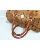 Bolso estampado beige clásico - 38x22x18 cm - Buen estado