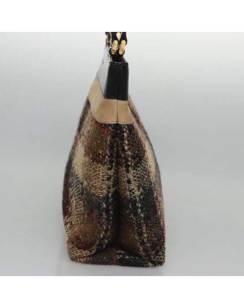 Nova veelkleurige geruite draagtas - 29x25x11 cm - Goede conditie