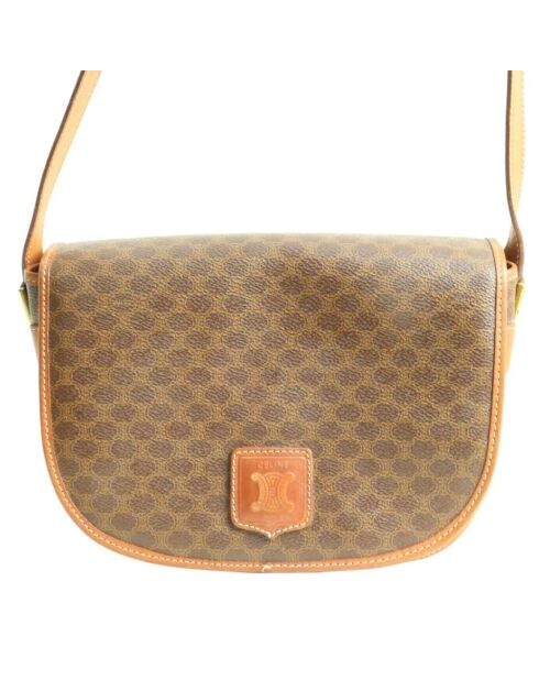 Sac bandoulière Macadam Brun - 25x20x12 cm - Bon état