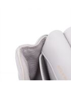 Porte -cartes à rabat avec bandoulière chaîne Gris perle - 9.5x11x3 cm - Très bon état