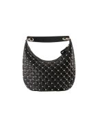 Estuche Rockstud con doble cremallera y pajarita negra - 30x19x4 cm - Nuevo estado