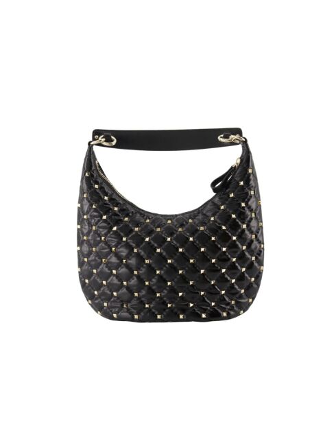 Estuche Rockstud con doble cremallera y pajarita negra - 30x19x4 cm - Nuevo estado