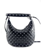 Estuche Rockstud con doble cremallera y pajarita negra - 30x19x4 cm - Nuevo estado