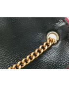 Klassieke kaarthouder met klep met roze ketting - 2x4x6 cm - Goede conditie