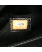 Vintage CC schoudertas met vierkante klep Zwart - 27x22x8 cm - Zeer goede staat