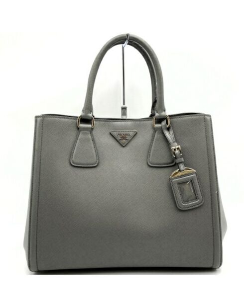 Sac cabas Galleria à double fermeture éclair Gris - 32.5x26x13 cm - Excellent état