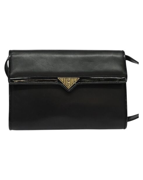 Pochette enveloppe Noire - 3x18x25 cm - Bon état