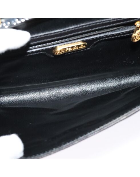 Pochette enveloppe Noire - 3x18x25 cm - Bon état