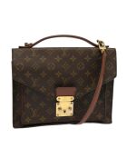 Monceau Braune Handtasche - 28x22x8 cm - Guter Zustand