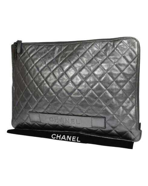 Schwarze iPad-Tasche - 37x25 cm - Guter Zustand