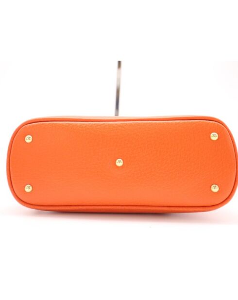 Diana nm draagtas met oranje bamboe hengsels - 20x7x16 cm - Zeer goede staat