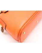 Diana nm draagtas met oranje bamboe hengsels - 20x7x16 cm - Zeer goede staat