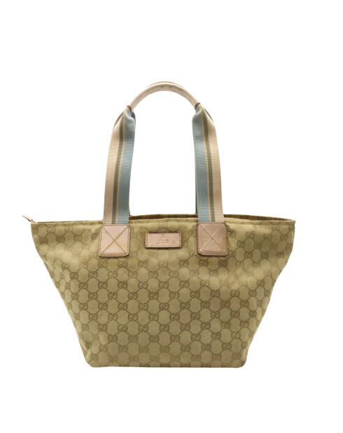 Cabas ouvert toi GG Beige - 42x19.5x23.5 cm - Bon état