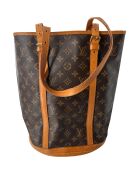 Sac seau LV Marron - 36x19x36 cm - Bon état