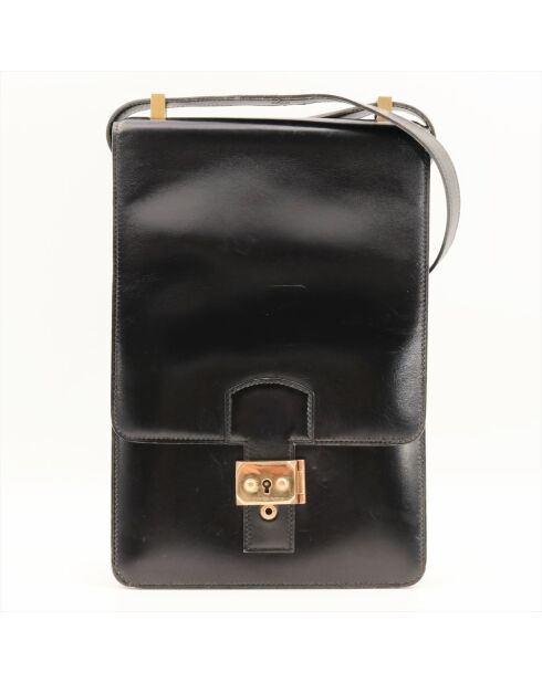 Sac bandoulière Dépêche Noir - 19x30x2 cm - Bon état