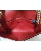 Emily Tasche mit roter Kettenklappe - 15x4x23 cm - Guter Zustand