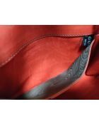 Emily Tasche mit roter Kettenklappe - 15x4x23 cm - Guter Zustand