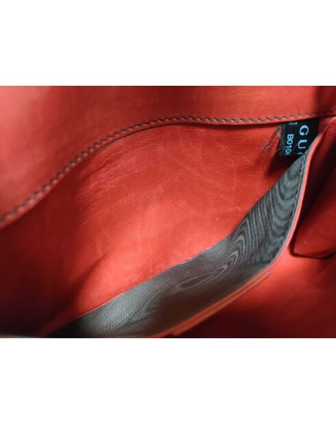 Emily Tasche mit roter Kettenklappe - 15x4x23 cm - Guter Zustand