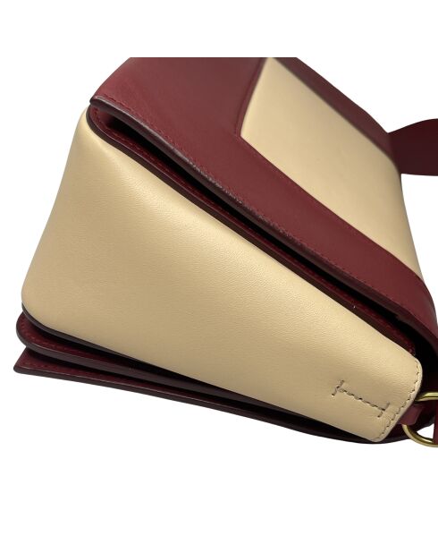 Triomphe schoudertas met lichtbruine ketting - 30x9x17 cm - Zeer goede conditie