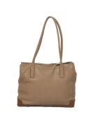 Borsa Vitello Daino Beige - 32x27x11,5 cm - Buone condizioni
