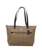 Coach Signature Schultertasche Braun - 32x27x13 cm - Sehr guter Zustand