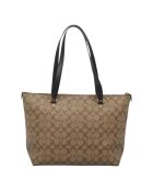 Coach Signature Schultertasche Braun - 32x27x13 cm - Sehr guter Zustand