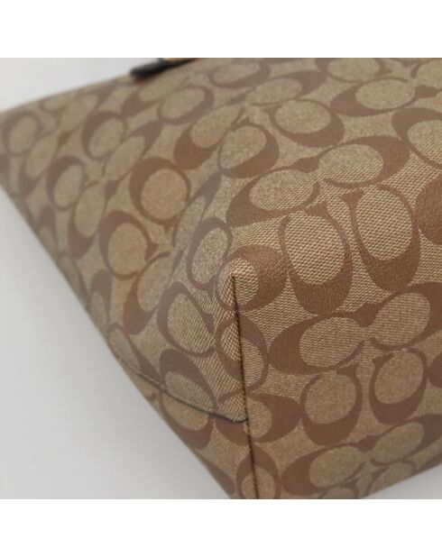 Coach Signature Schultertasche Braun - 32x27x13 cm - Sehr guter Zustand