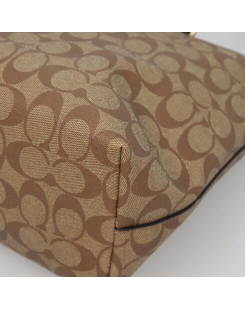 Coach Signature Schultertasche Braun - 32x27x13 cm - Sehr guter Zustand