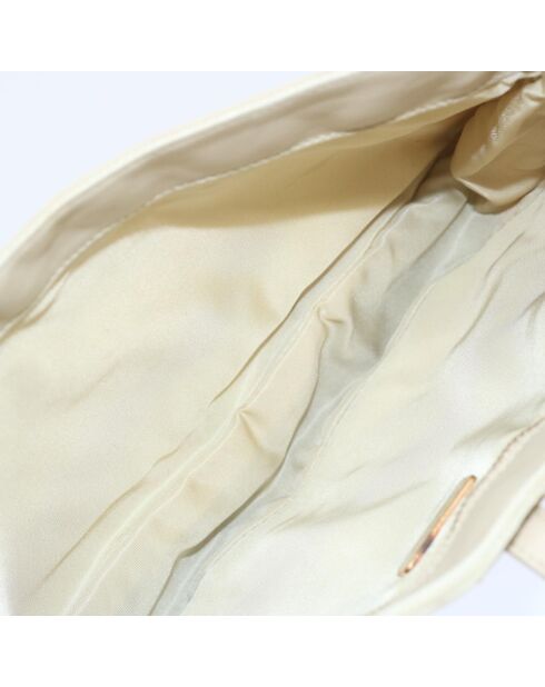 Tessuto Pietre Beige Schultertasche - 27x16x6 cm - Guter Zustand