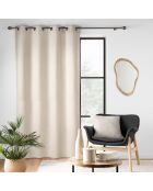 Cuscino rimovibile (45 x 45 cm) Natural Java, flanella a rilievo liscio