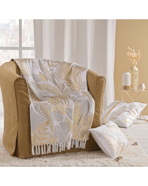 Cuscino rimovibile (40 x 60 cm) Melisse Natural, cotone/poliestere stampato