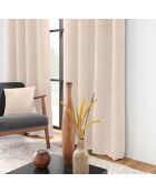 Cuscino sfoderabile Leo Natural (45 x 45 cm), velluto di ciniglia