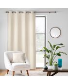 Cuscino rimovibile (45 x 45 cm) Nils Natural, flanella a rilievo liscio