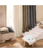 Cuscino sfoderabile Leo Beige (45 x 45 cm), velluto di ciniglia