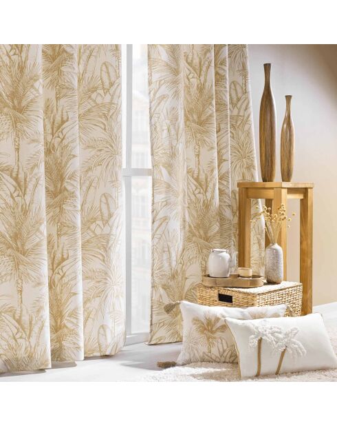 Cuscino rimovibile (30 x 50 cm) Sahara White, cotone trapuntato