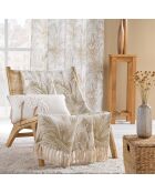 Cuscino rimovibile (30 x 50 cm) Sahara White, cotone trapuntato