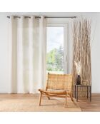 Rideau à oeillets uni Pauline - 140x240 cm