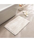 Tappeto da bagno (50 x 80 cm) Ariel Natural, ciniglia di cotone/poliestere