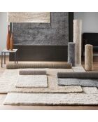 Tapis rectangle shaggy uni Tango taupe - 120x170 cm