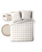 Set copripiumino con stampa naturale Victoire