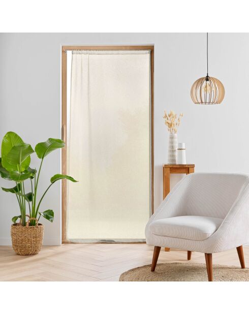 Rod-pass Sheer (90 x 200 cm), lino Carlin, velo intrecciato