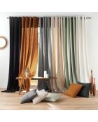 Rideau à oeillets Twily lin - 135x260 cm