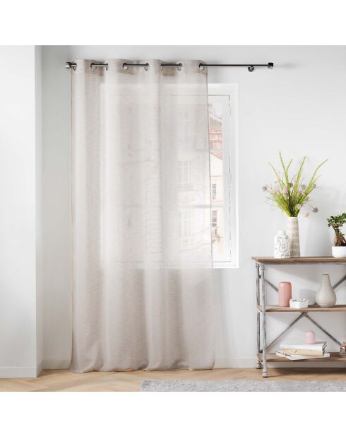 Carlino velato con occhielli (140 x 240 cm), velo ruvido